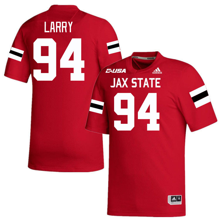 #94 Jumarion Larry Jacksonville State Gamecocks College Football Jerseys Stitched-Red